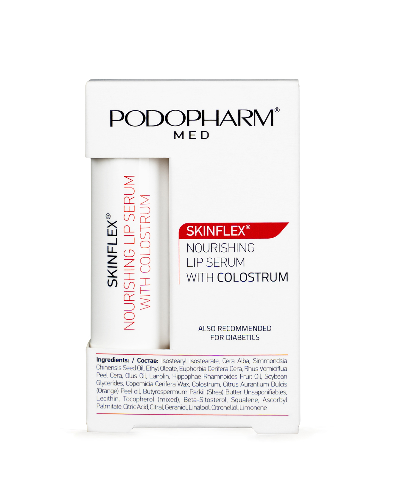 PODOPHARM SKINFLEX Nourishing Lip Serum Huuleseerum 4,9g